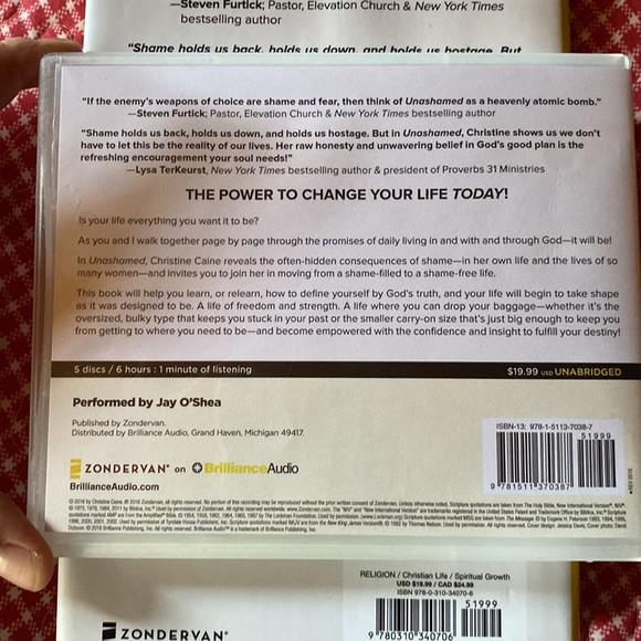 Unashamed by Christine Caine Book and Audio Disk - Picture 3 of 3
